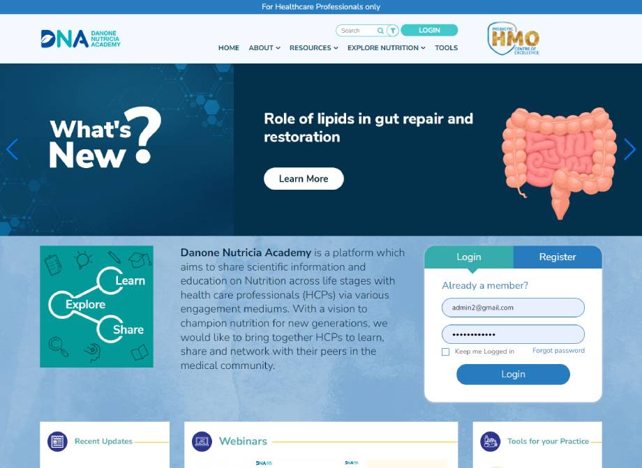 Danone Nutricia Academy (CMS)