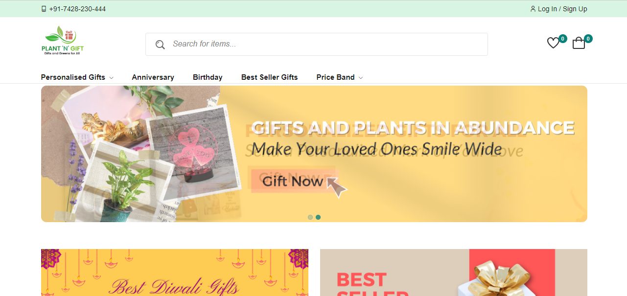 Plant N Gift  (E-Commerce)